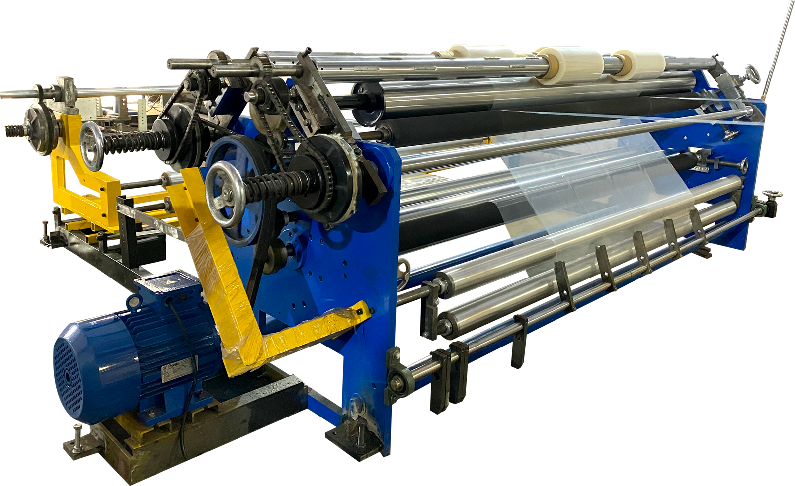 Plastic Slitting Rewinding Machine - Viva Engineering Slitter Rewinder Machine Ahmedabad